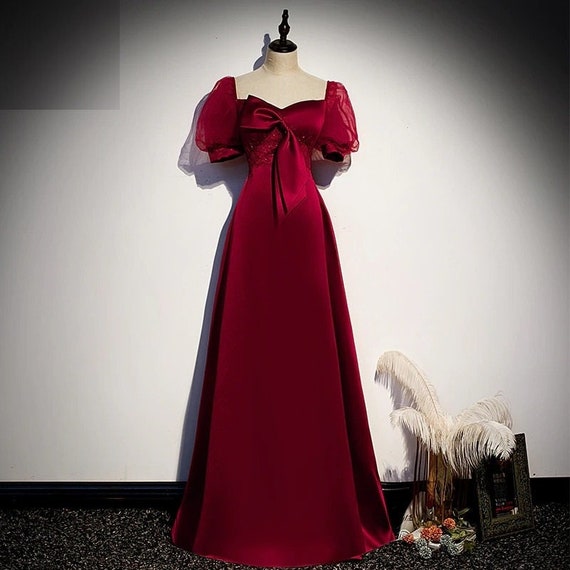 Beautiful Prom Dress New Banquet Elegant Red Evening Dress - Etsy