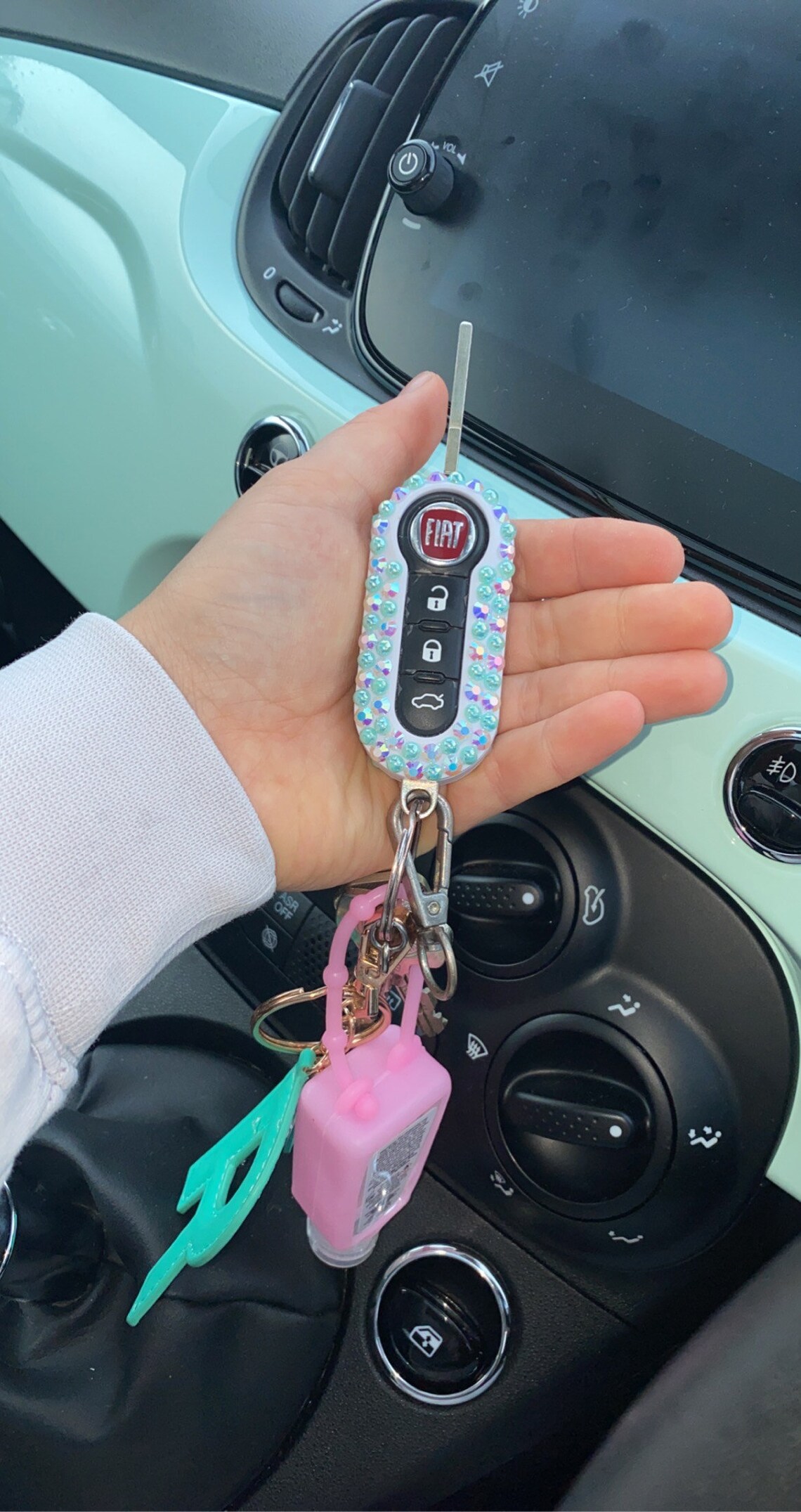 Fiat 500 car key cover / case / shell PERSONALISED multiple Etsy