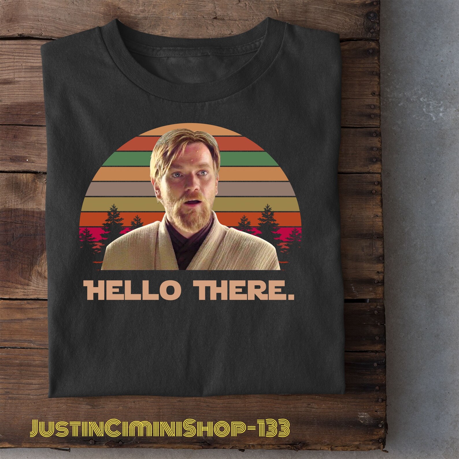 Vintage Hello There Obi Wan T Shirt Obi Wan Kenobi Shirt Obi Etsy