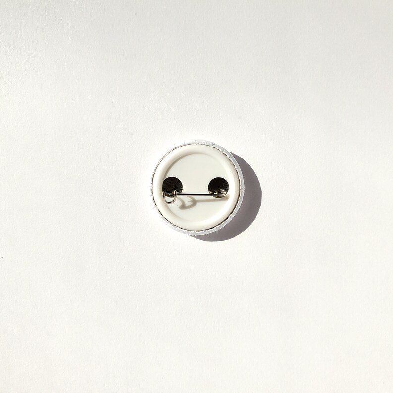 Handmade Accessory 1in Pinback Button VHS Tape Pin Badge Button Illustrated Pin