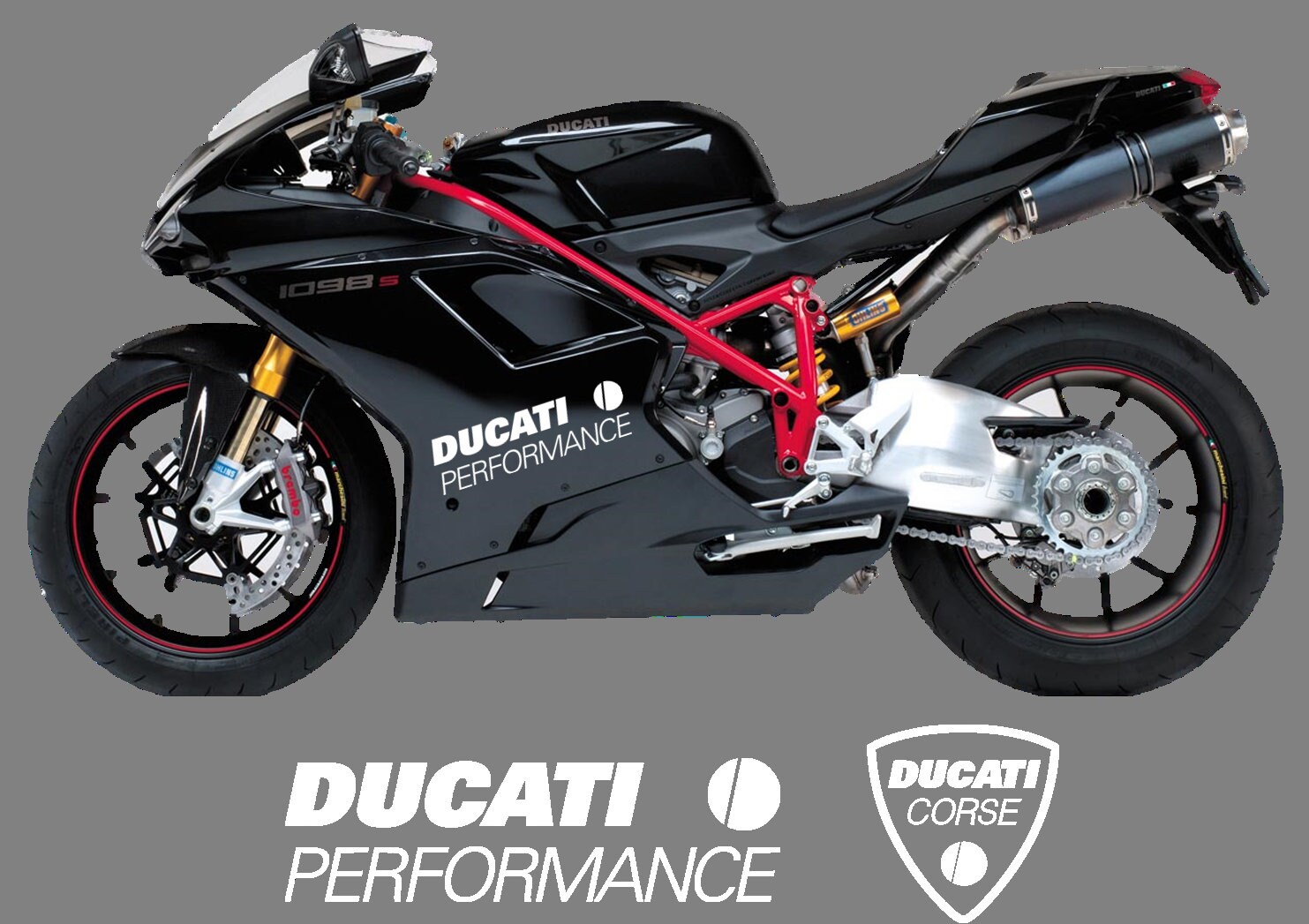Ducati Performance Side Fairing Decals, Plus a FREE Gift of One 2.5 ...