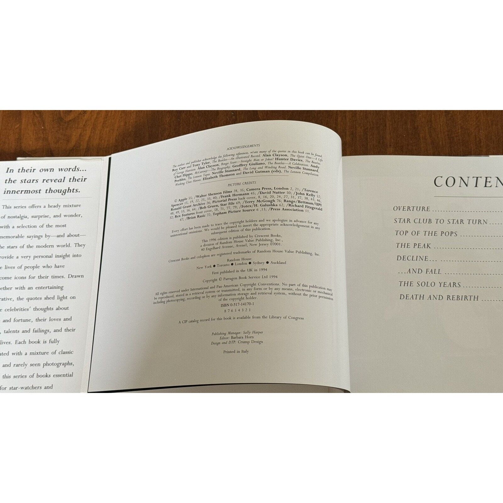 The Beatles Quote Unquote Music Memorabilia Hardcover Book