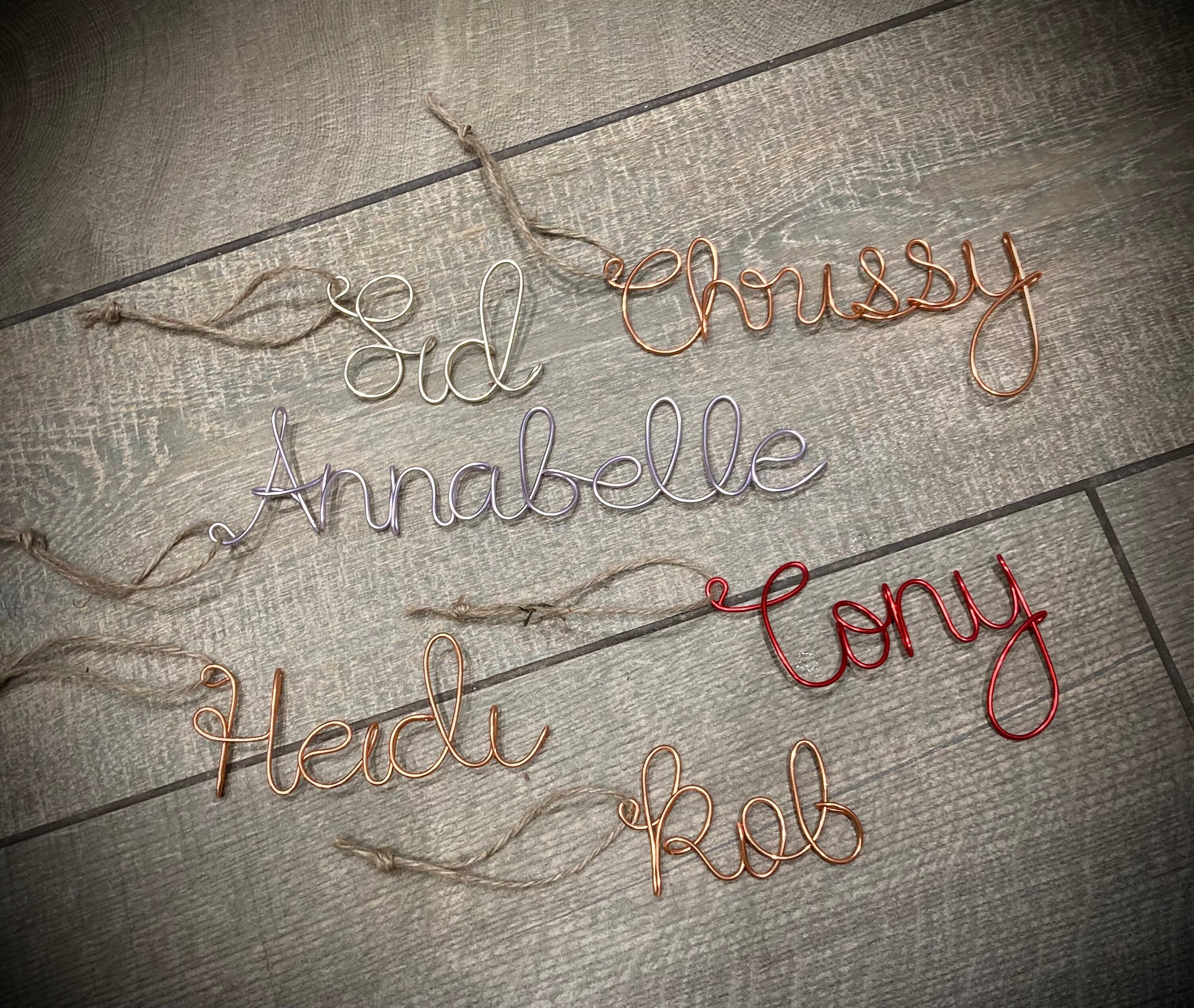 Place names / Personalized Christmas decorations / Favors /  Etsy