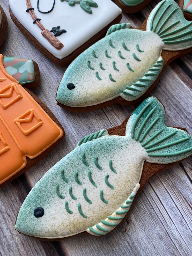 Fishing Birthday Cookies - Etsy