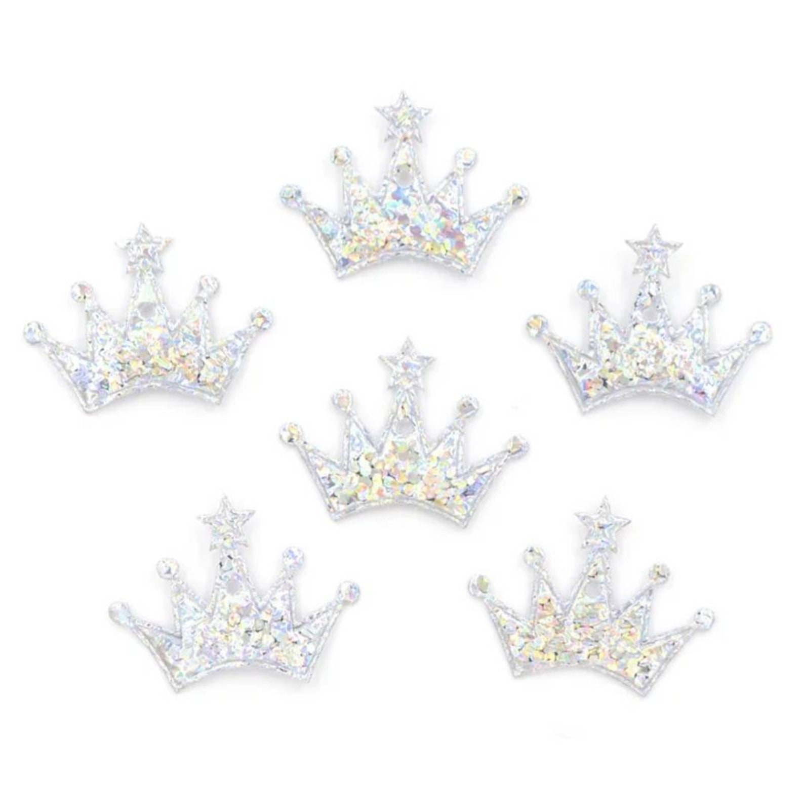 Glitter Crown Embellishments Etsy