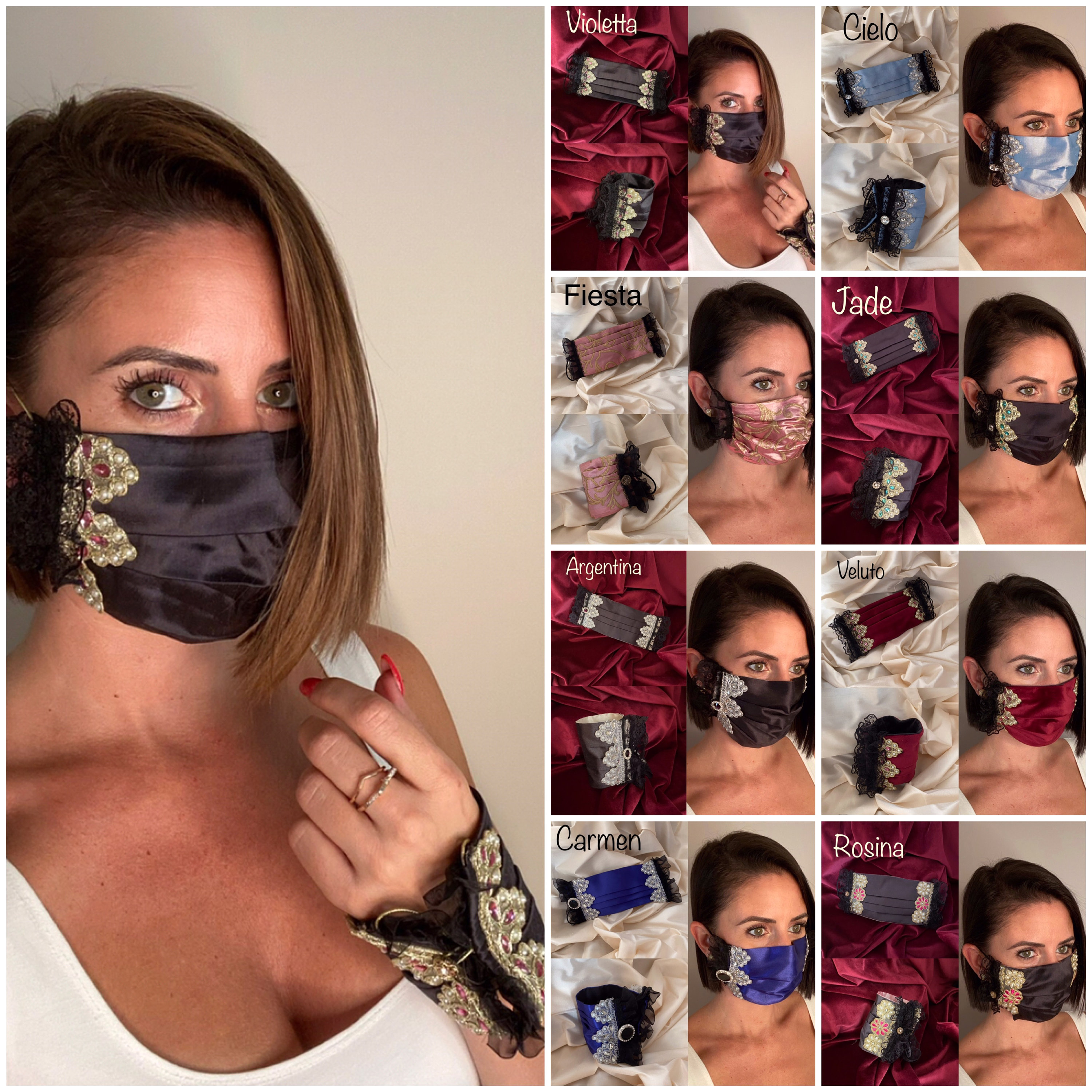 Anti Acne Silk Mask a Cuff. Masque En Soie Antiacné Se Transformant En Bracelet. Etsy UK