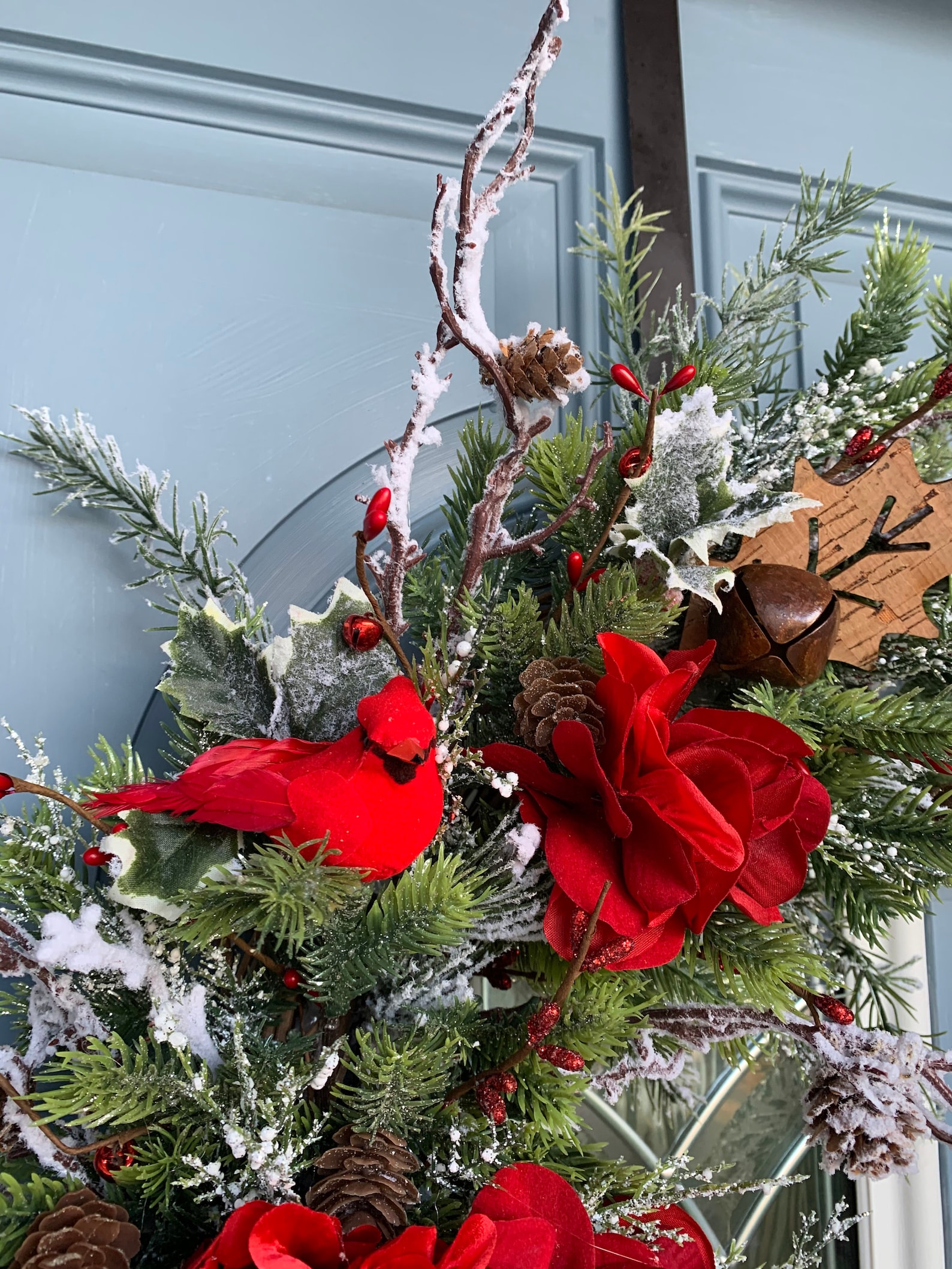 Cardinal Christmas Wreath 