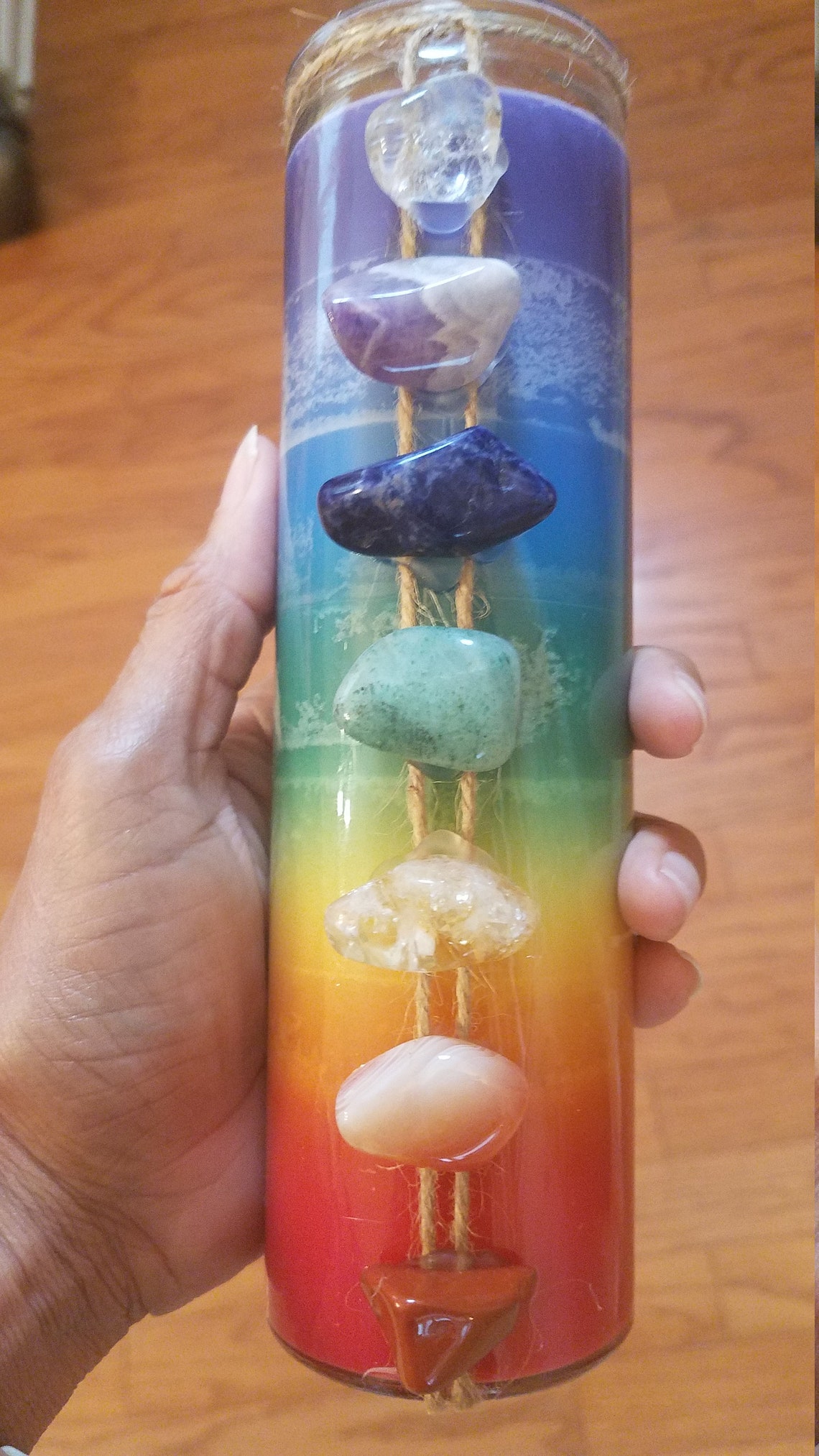 Chakra Candle 7 Day Etsy