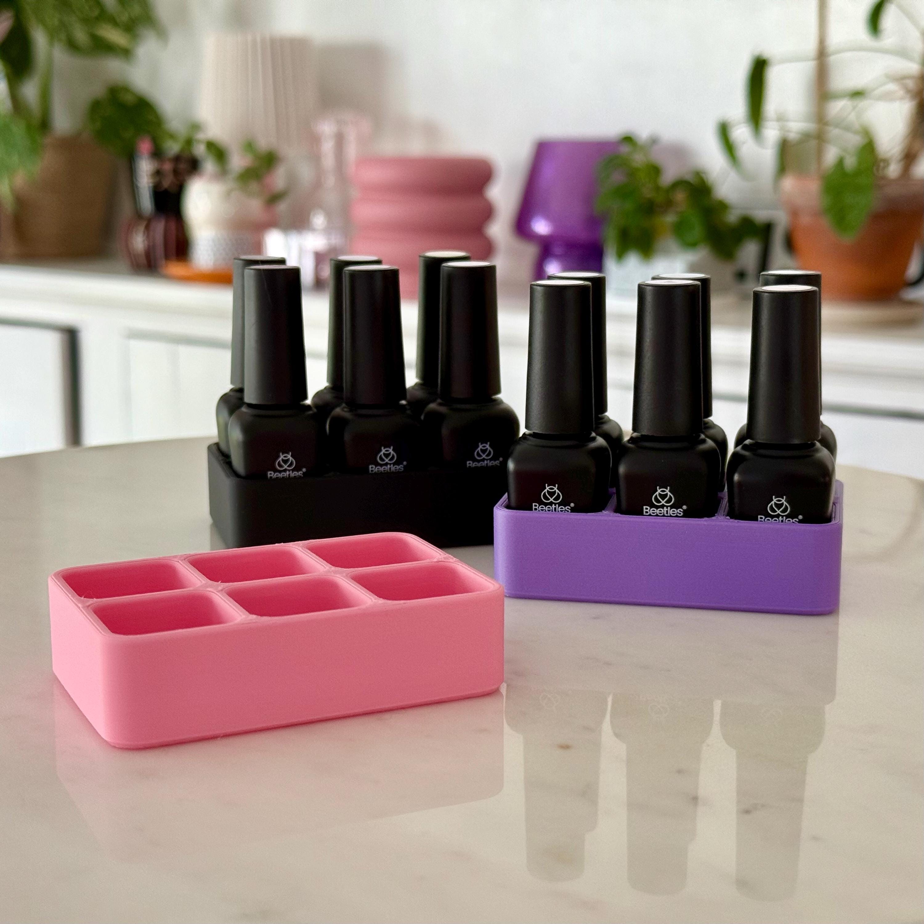 Beetles Gel Polish Organizer for 7.5ml Bottles - Nail Gel Holder for DIY Nail Artists and Home Salons