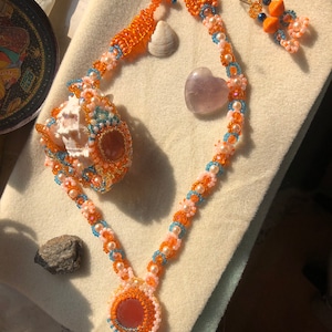 Sunstone moonstone and Caroline set