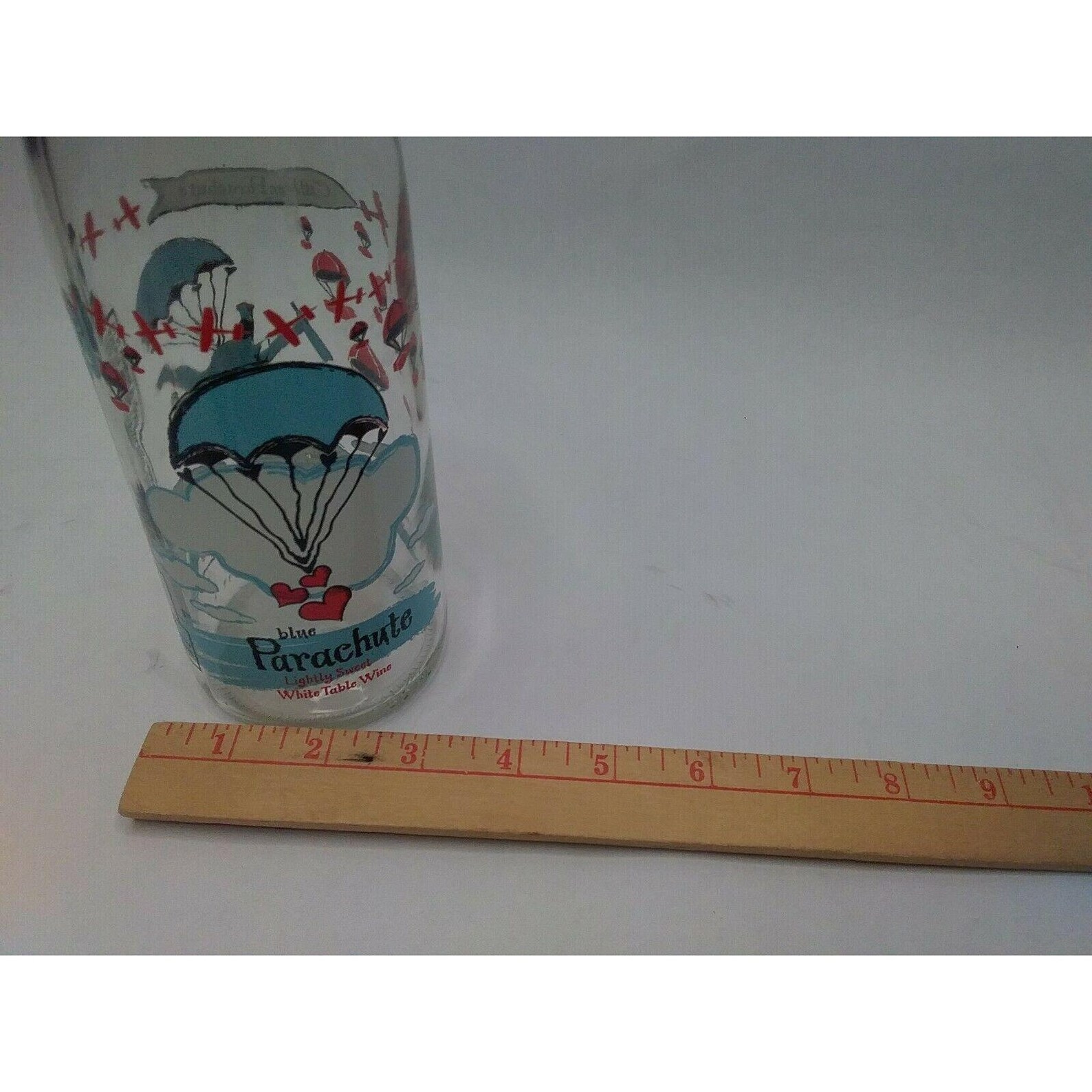 EMPTY Blue Parachute Table Wine Bottle Crafts Decor Airplane - Etsy