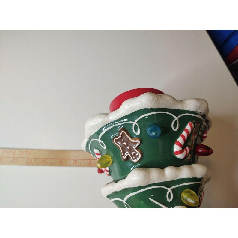 NOT Working HMK Ceramic Light Up Musical Christmas Tree Battery Operated