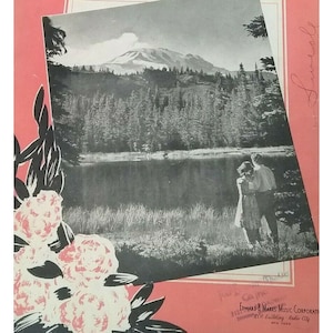 Vintage 1938 Its A Hundred to One You&#39;re from Washington Music Piano Sheet Music