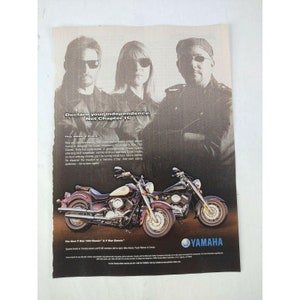 2000 Yamaha VStar 1100 Classic Magazine Original Print Ad Advertisement