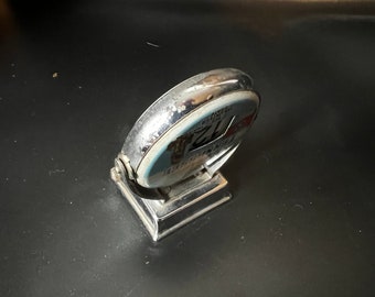 Vintage Tennessee Litho Tin Metal Flip Desk Calendar Rotating Month Day Date