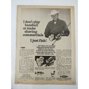 Rare 1975 Guidebrod Fishing Original Print Ad Advertisement
