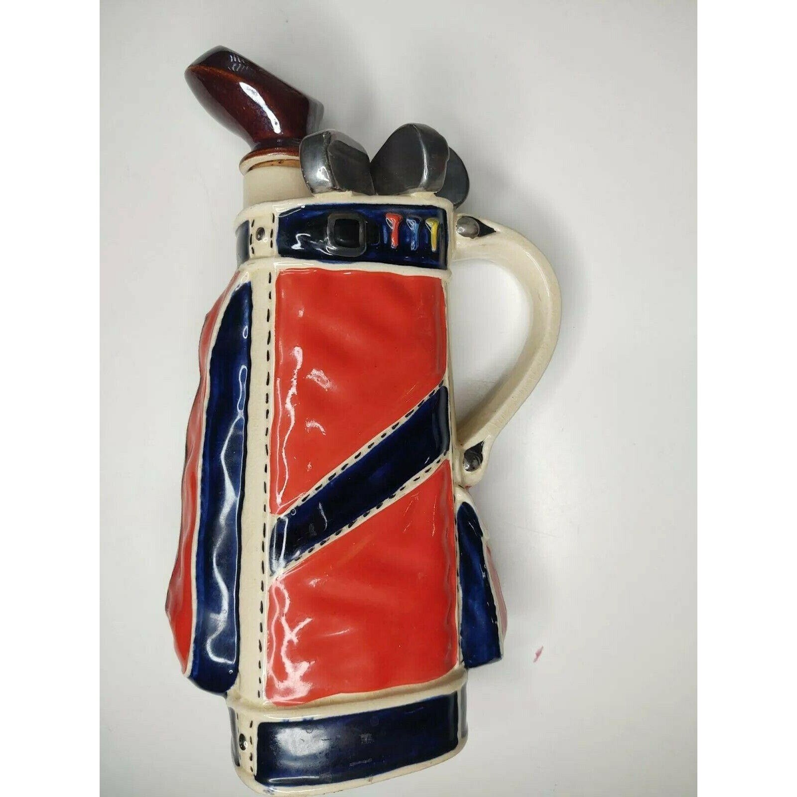 Vintage GOLF CLUB Ceramic Bottle Decanter Music Box How Dry I Etsy