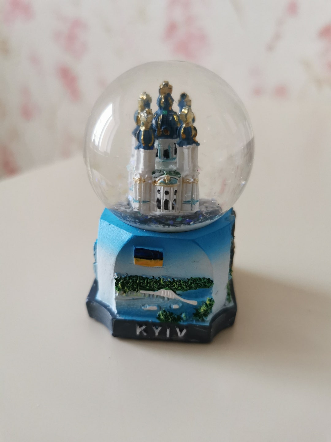 Kyiv Snow Globe Capital of Ukraine Souvenir Kiev Christmas Gift Small