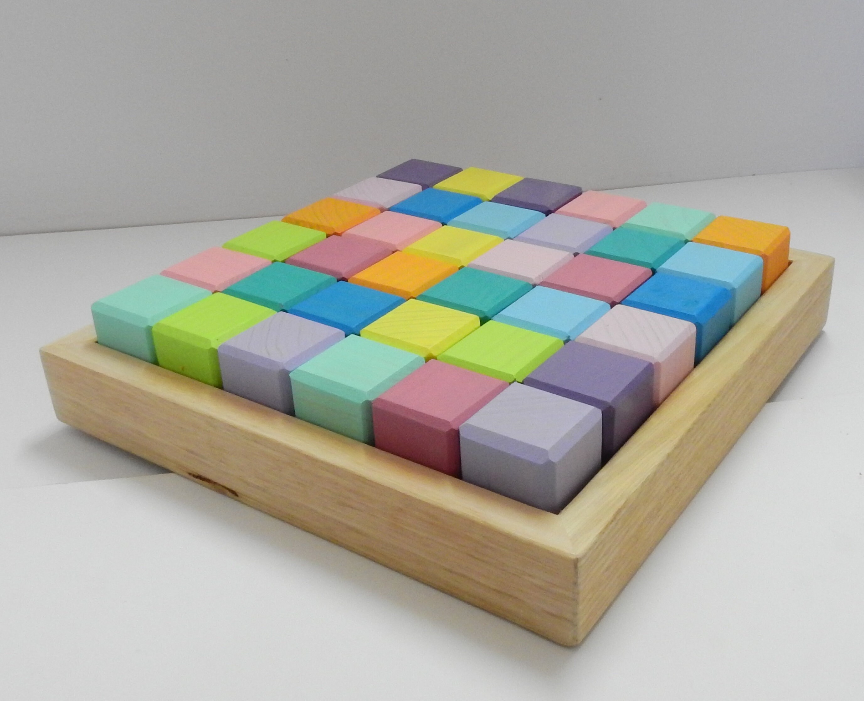 36 Pastel Building Blocks Australian Hand Made Etsy