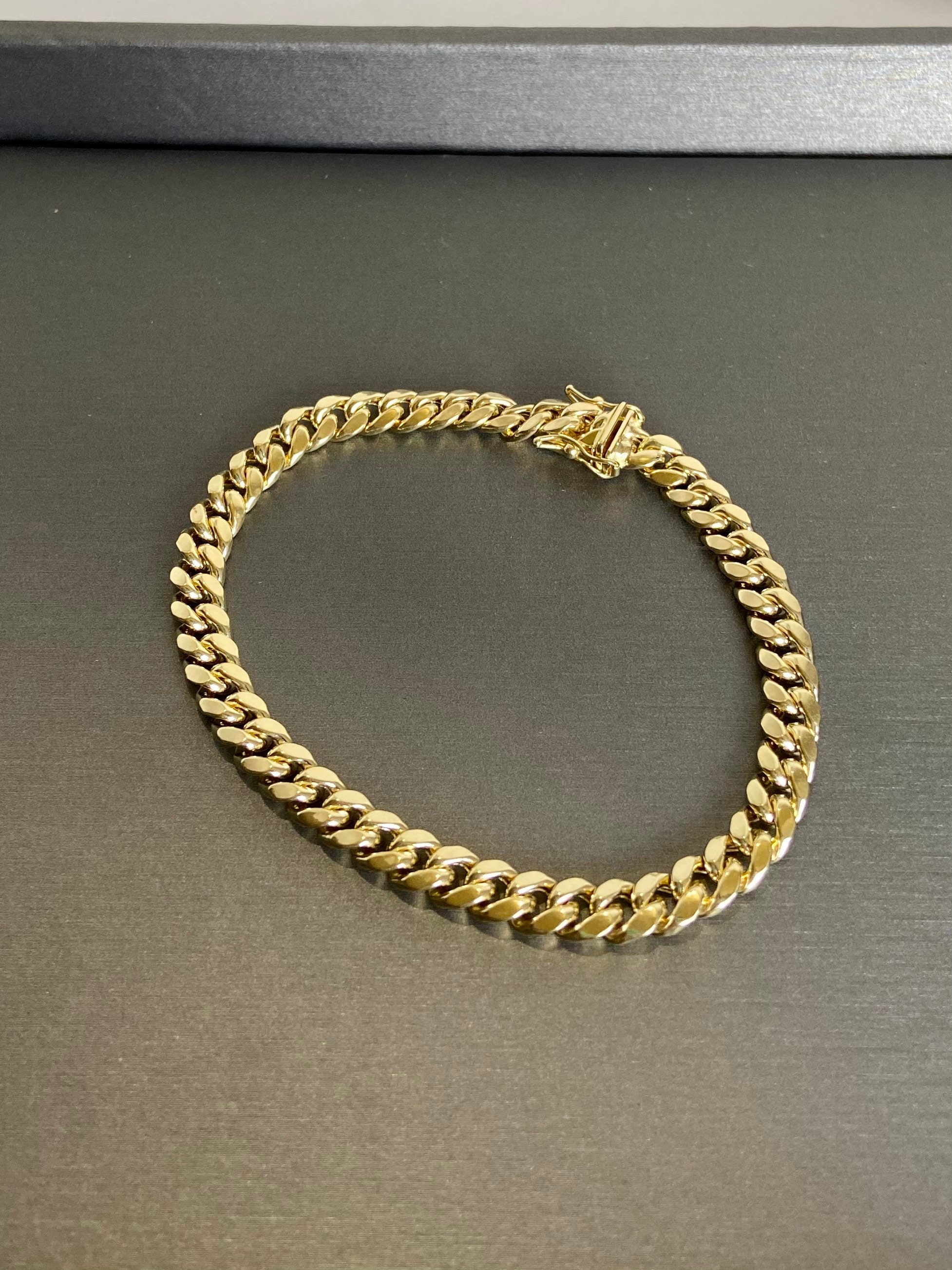 14K Miami Cuban Bracelet 6.5mm Miami 