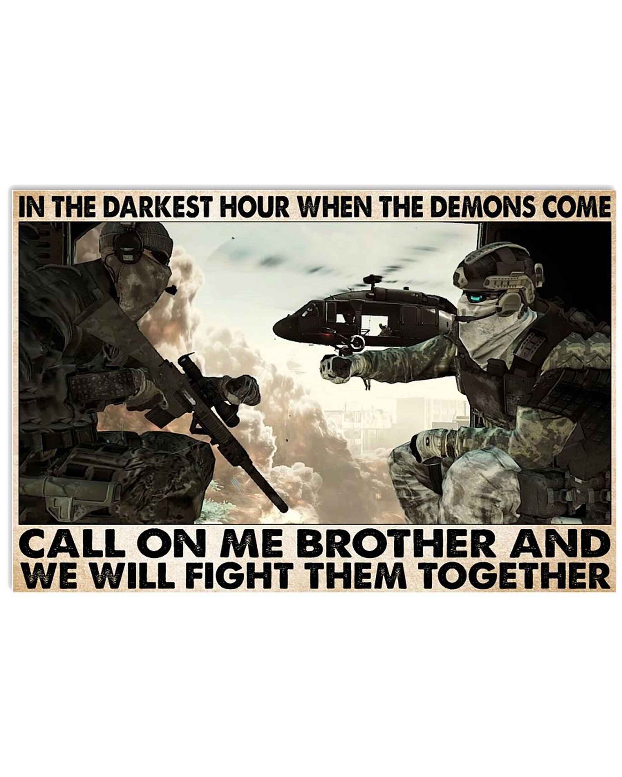 in the darkest hour when the demons come