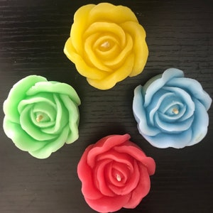 Rose Candle Floaters - Set of 4 candles