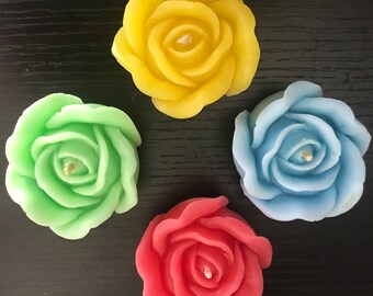 Rose Candle Floaters - Set of 4 candles