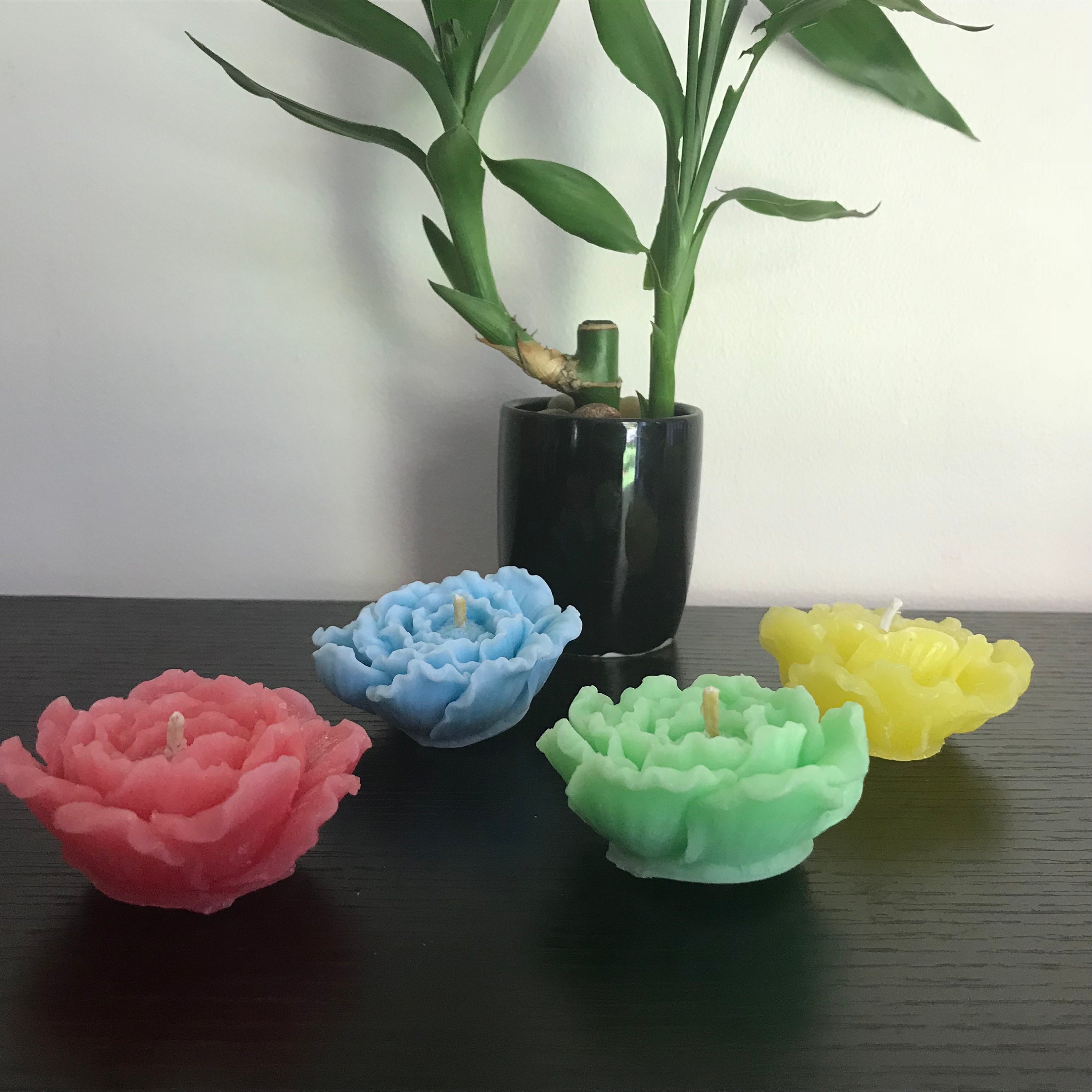 Flower shaped candle floaters Etsy