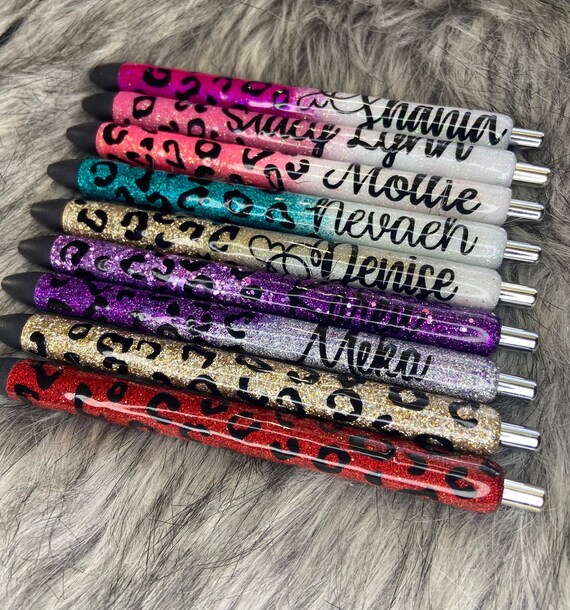 Glitter gel pens InkJoy pens customized