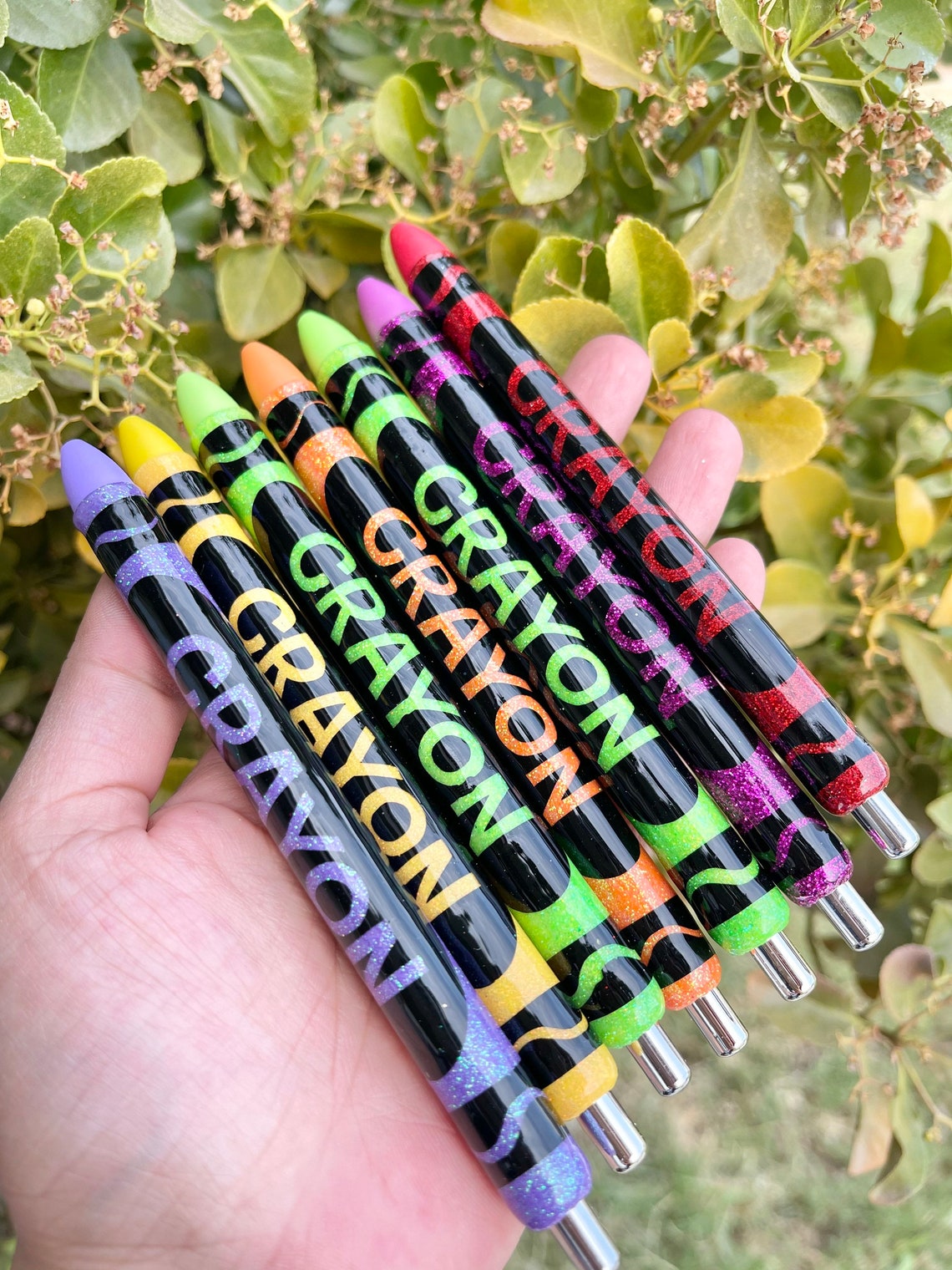 Custom Ink joy resin Pen Crayon Pen Epoxy Pen Etsy