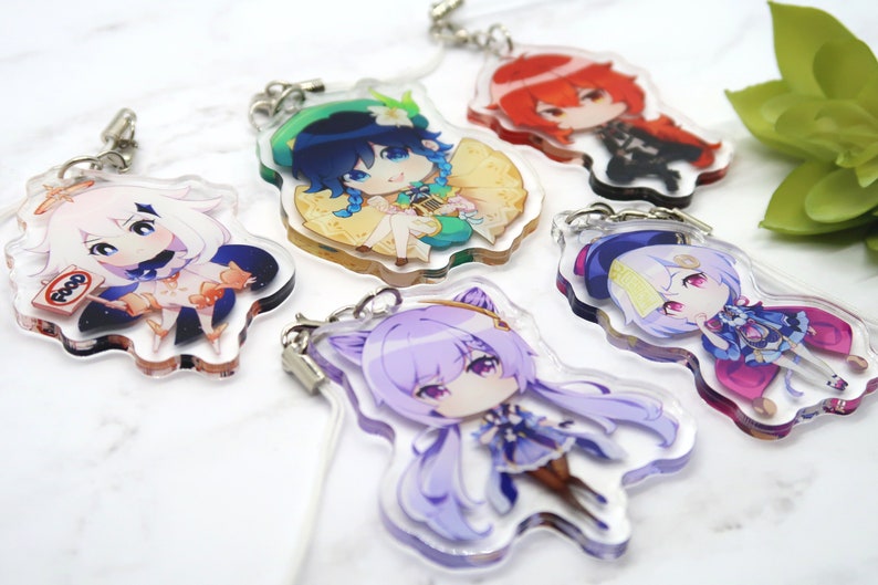 Genshin Impact Acrylic Charms