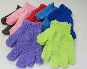 Shower Mits / Guantes Dead Skin Cells Remover Guantes exfoliantes Shower Bath Wash Scrub