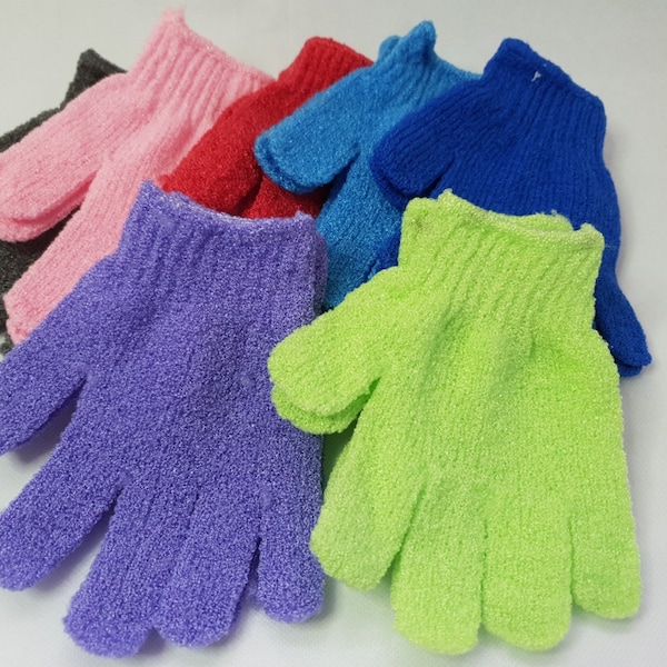 Tapis de douche / Gants Décapant pour la peau Cellules mortes Gants exfoliants Douche Bain Laver Gommage