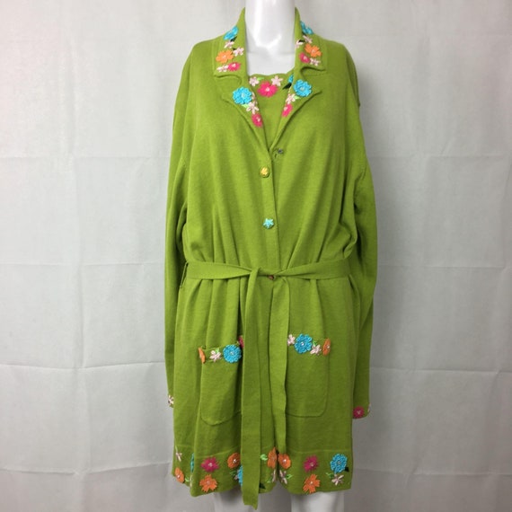 Storybook Knits Vtg 90s Twinset Sweater Set Sz 2X