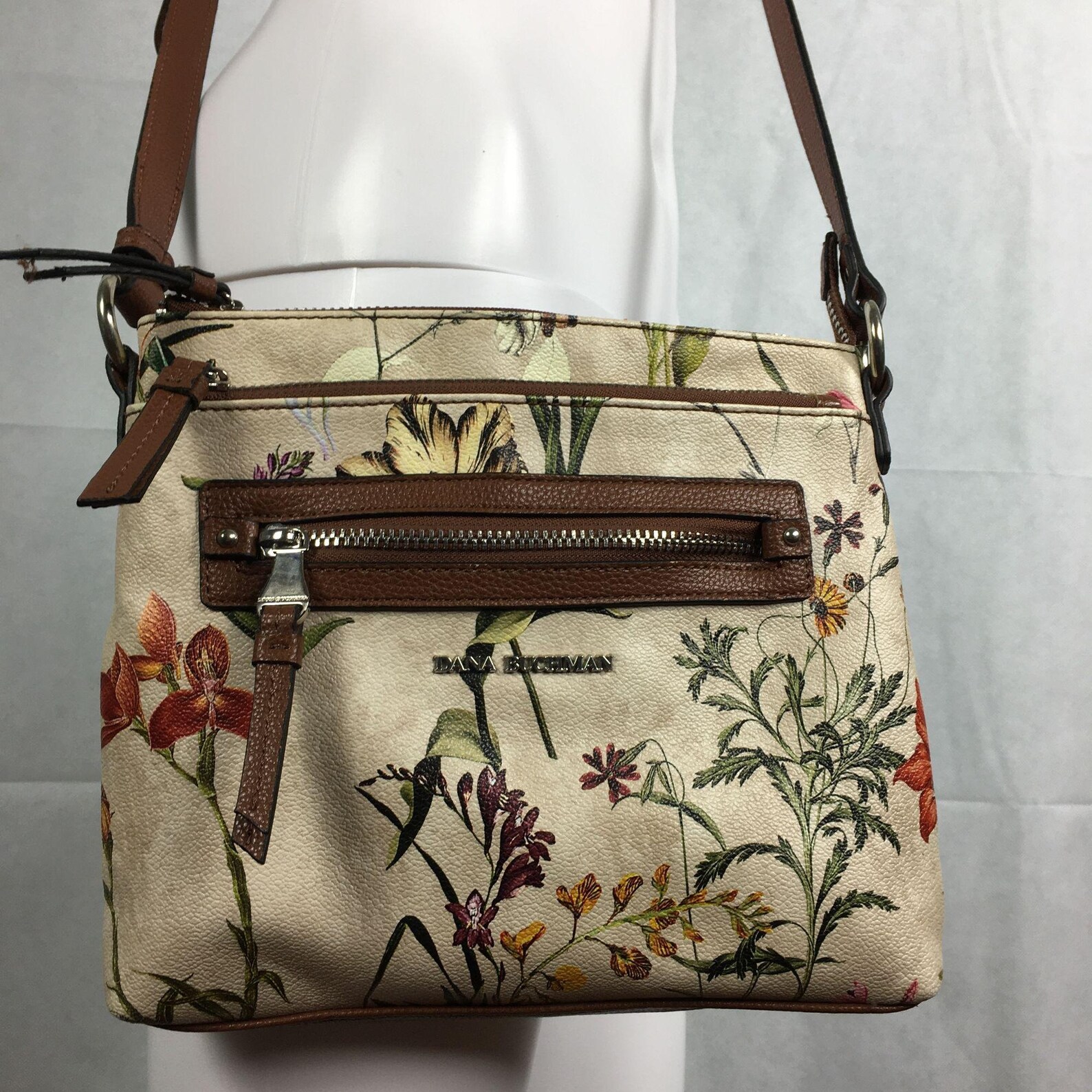 Vintage 90s Dana Buchman Floral Crossbody Purse Bag | Etsy