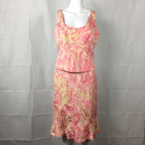 Julianna Collezioni Silk Linen Corset 3pc Skirt Su