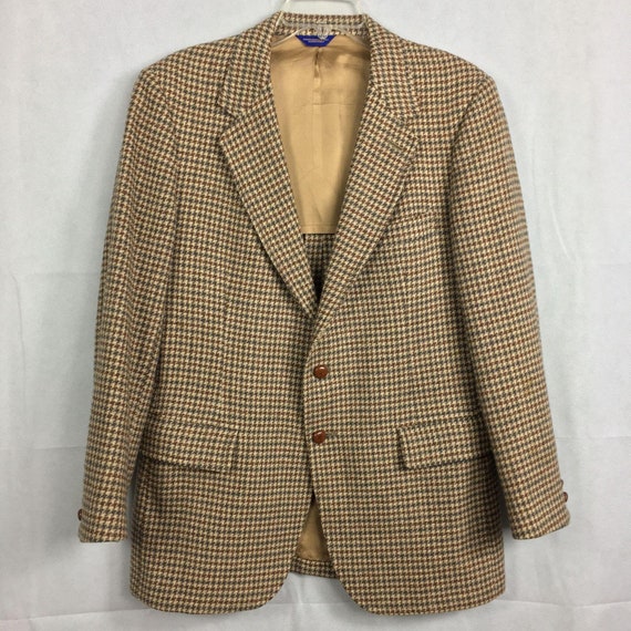 Pendleton Vintage 1980s Beige Tweed Wool Hunting J