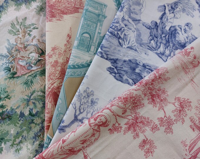 Designer Toile De Jouy Fabric Selectionsanderson, Lewis and Woods, Manuel Canovas Toile De Jouy