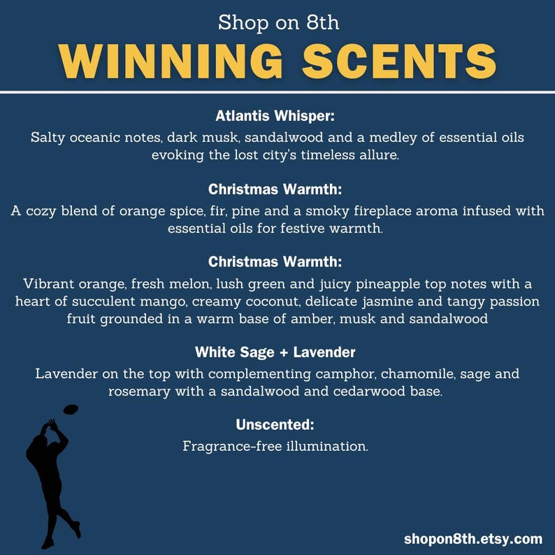 Green Bay Packers Personalized Candle Christmas Presents, Stocking