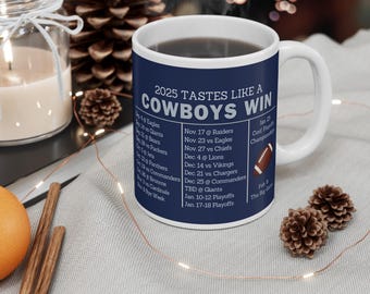 Dallas Cowboys 2025 Agenda Tasse: Football Geschenk