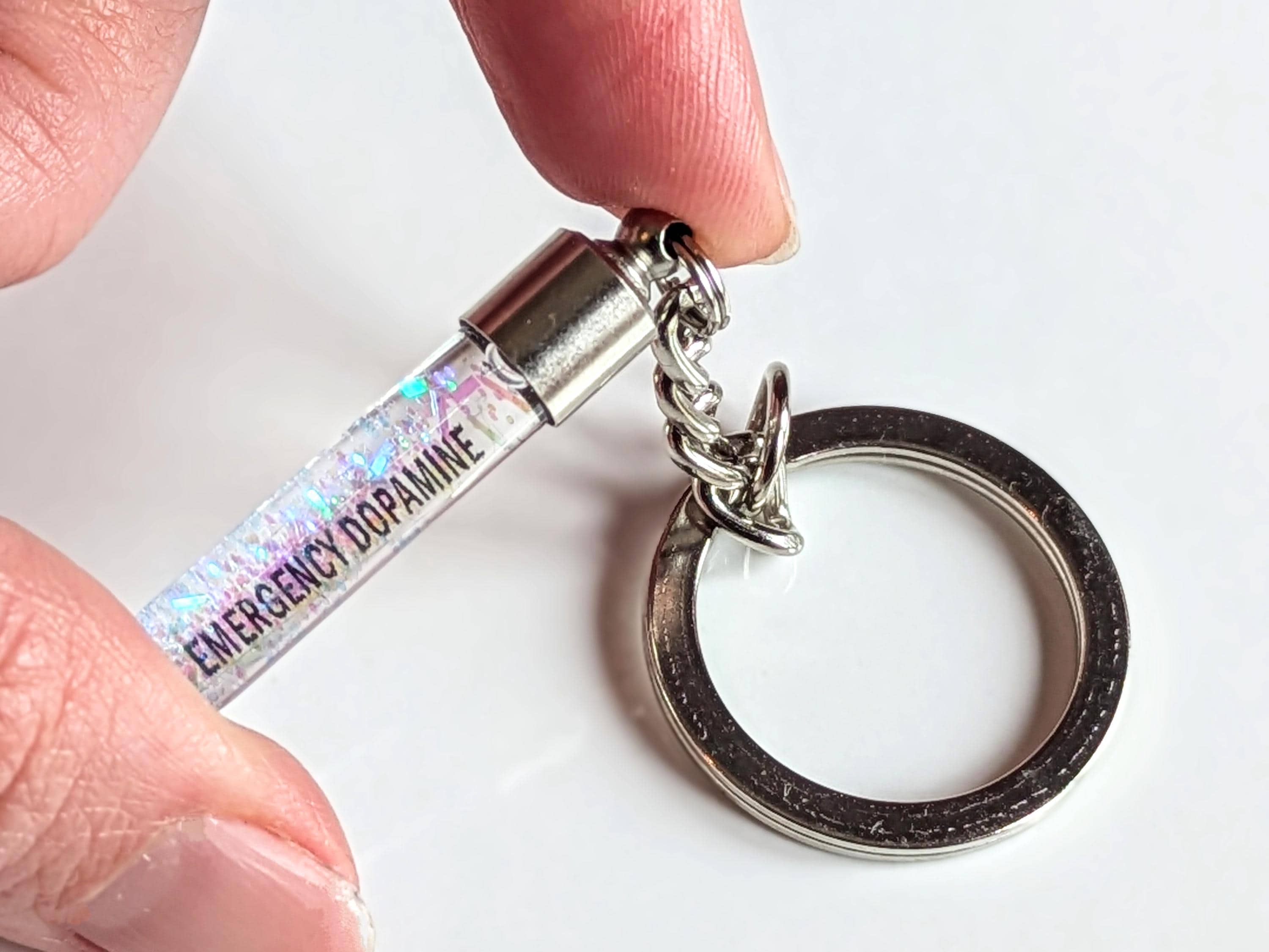 Reflexology Keychains Dopamine Keychain, Mental Health Keyring, Wellbeing Gift, Therapist ...
