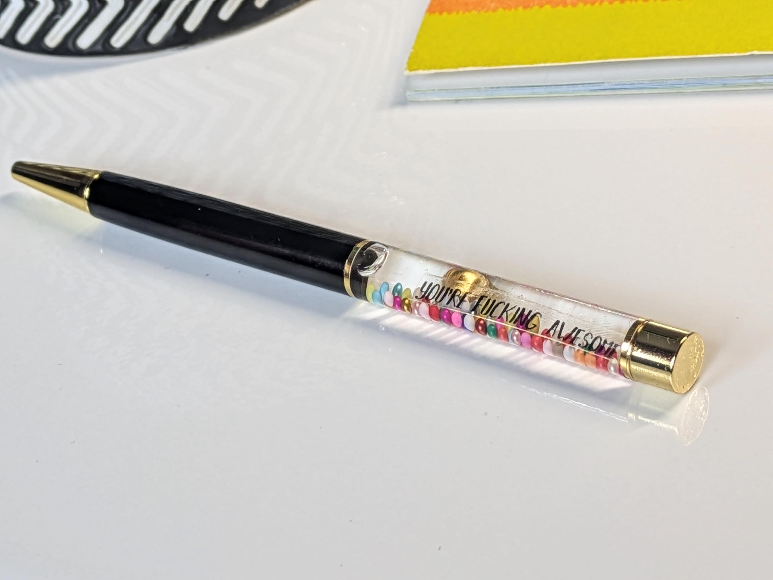 Floating Message Pen, Positivity Pen, Swear Pen, Funny Stationery, You ...