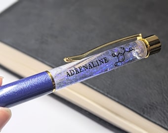 Adrenaline Molecule, Science Pen, Chemistry Gift, Biology Pen, Science Gift, Teacher Gift,  Diary Pen, Mentor Gift, Unique Pen, Lab Week