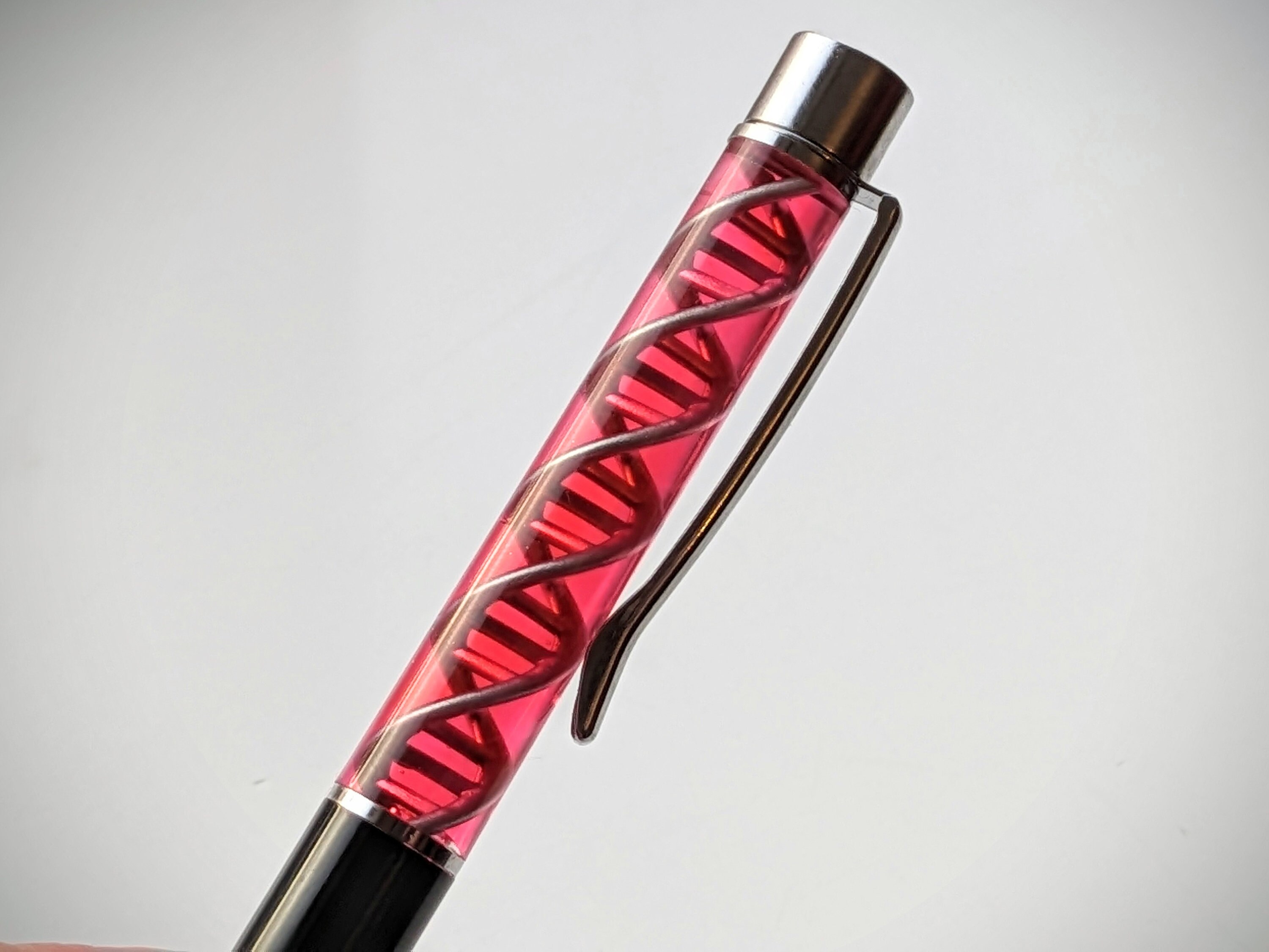 thumbnail image 2 of DNA Strand/helx Rubber Stamp, DNA Stamp, Double Helx Stamp, Scence 2 of 14