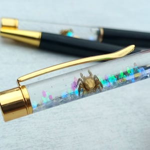 Crab Pen, Floating Pen, Cute Crab, Snowglobe Pen, Seaside Gift, Gift For Her, Unique Pen, Beach Pen, Planner Pen, Teacher Gift, Teeny Crab