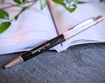 Penna di emergenza per alcol, amante del gin, penna divertente, regalo divertente, regalo per sorella, regalo per lei, regalo per fidanzata, penna per agenda, regalo per insegnante, regalo per gin