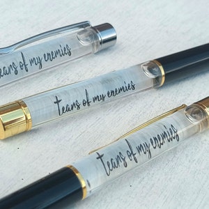 Tears Of My Enemies, Floating Pen, Funny Gift, Dark Humour, Gift For Him, Gift For Her, Office Joke Gift, Funny Stationary, Gift For Friend