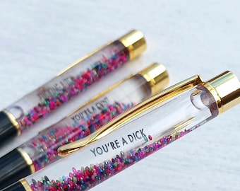 Funny Pen, Offensive Gift, Profanity Pen, Swear Gift, Funny Gift For Him, Funny Office Gift, Joke Gift, Funny Stationery, Gift For Friend