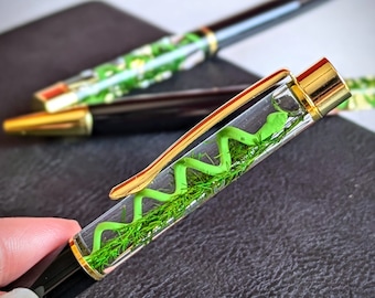 Snake Pen, Serpent Gift, Float Pen, Gift For Him, Unique Pen, Ballpoint Pen, Planner Pen, Gift for Teacher, Reptile Gift, Snake Lover