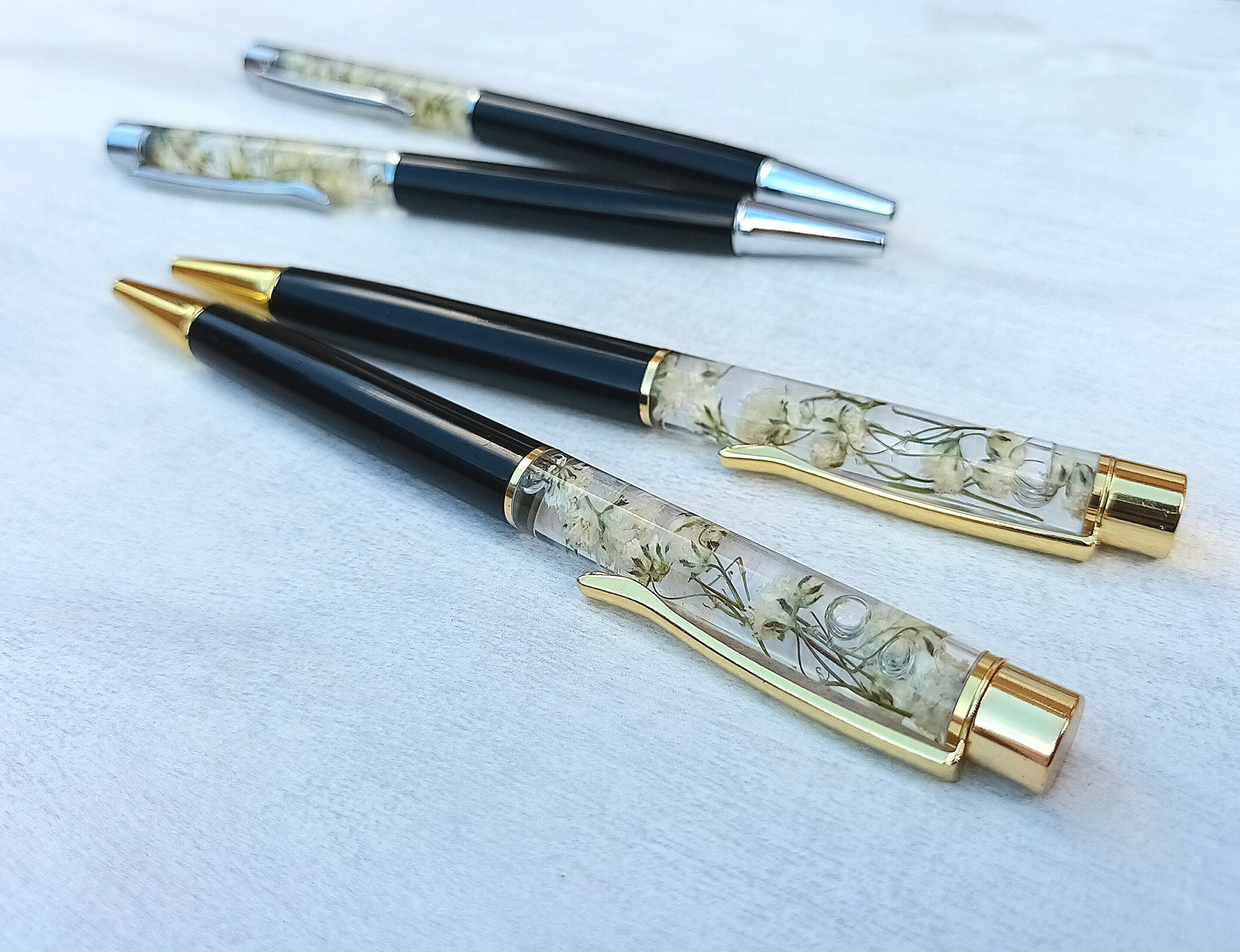 Fancy Ink Refillable Rotating Ballpoint Pens Bling Rose Gold Silver for  Girls - China Ball Pen, Ball Point Pen